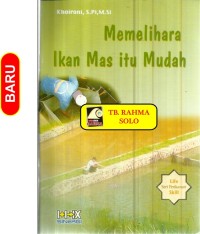 Image of Memelihara ikan mas itu mudah